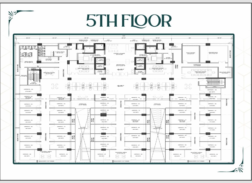 Al Waiz Tower Bahria Town 5th Floor structure