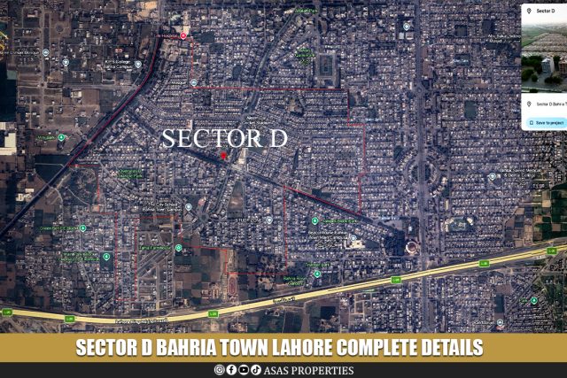 Sector D Bahria Town Lahore Complete Details