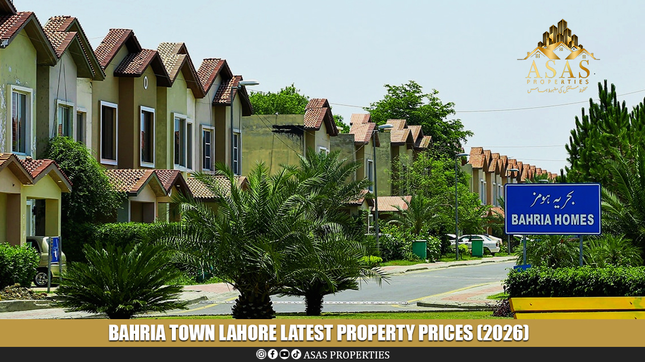 Bahria Town Lahore Latest Property Prices & Rates 2026